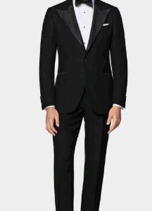 Black Tailored Fit Havana Tuxedo